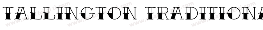 Tallington Traditional LHF Regular字体转换